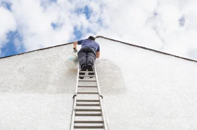 Peinture extérieure à Simorre — façades et ravalement